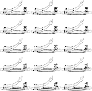 DIYヘアアクセサリー用 4cm厚手スプリングクリップ 20個セット 女の子向け小型ヘアピンクリップ 日常 パーティーシーン対応