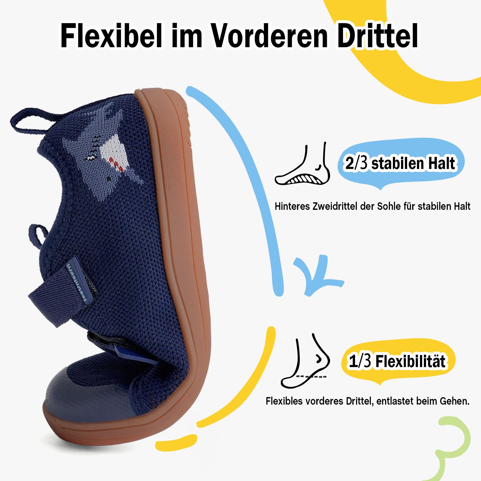 Scarpe a Piedi Nudi in Versione Larga Ragazzi Ragazze Outdoor Trail Running Minimalista Scarpe da Camminare