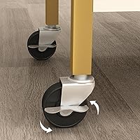 Vista 7 de LAATOOREE Carrito de bar, carrito de servicio de bar en casa, carrito móvil de bebidas de 4 niveles, estante de cocina rodante con soporte para vino