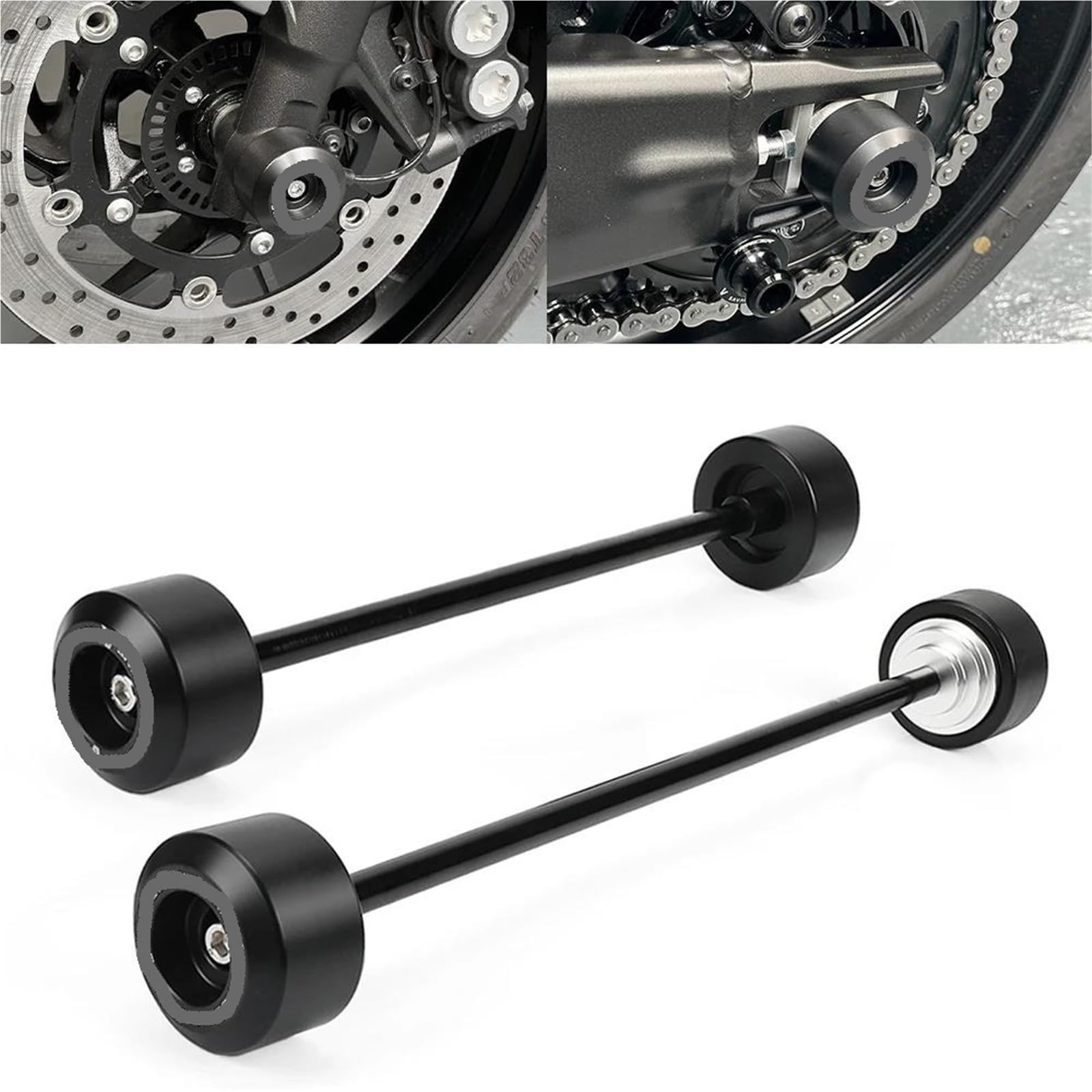 Motorrad Sturzschutz Für YAMAHA MT-09 SP Für TRACER 900 9 GT 2022-2025 Rahmen Slider Crash-schutz Motorrad Fallen Schutz Pad(2pcs Axle Slider)