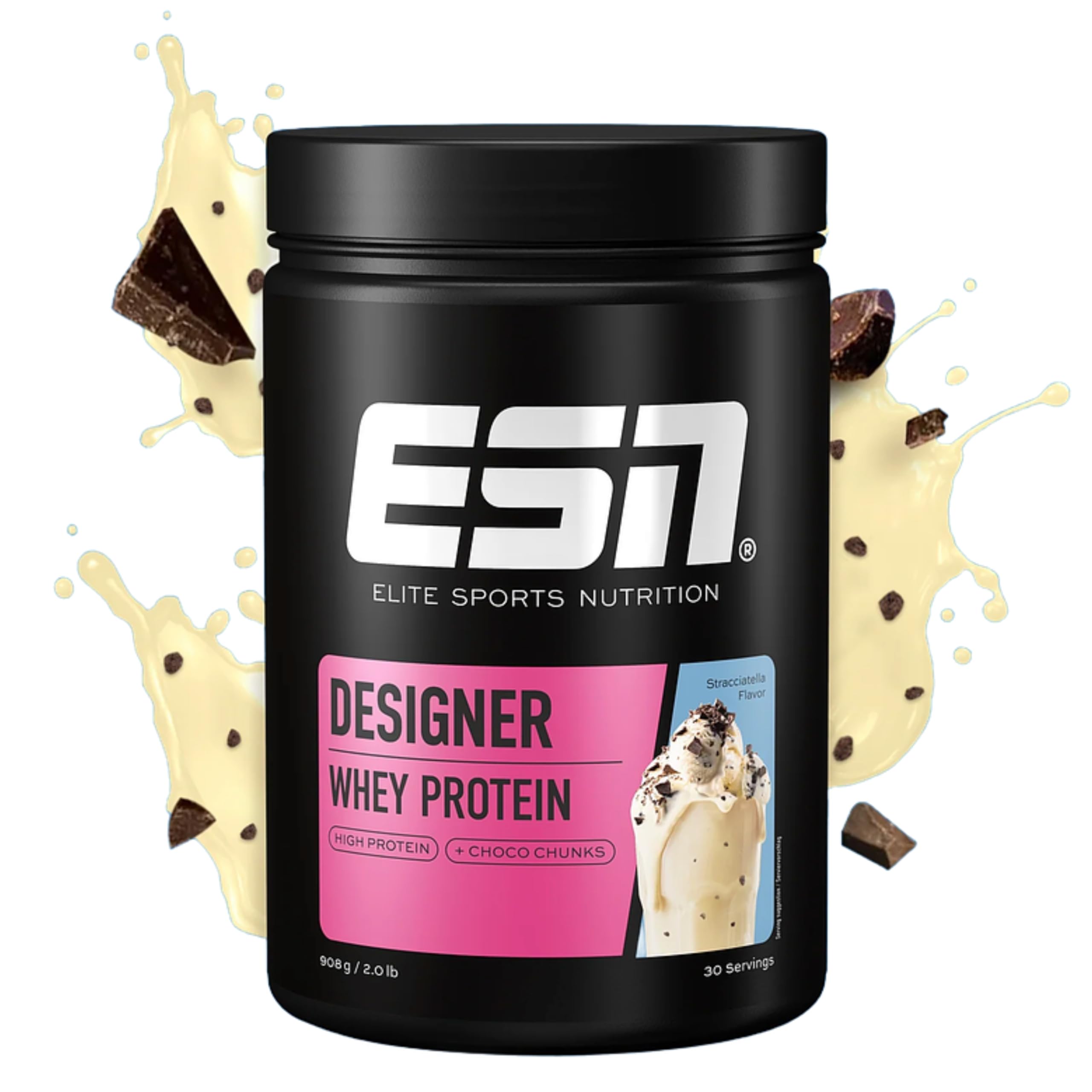 ESN Designer Whey Dose, Stracciatella, 908 g