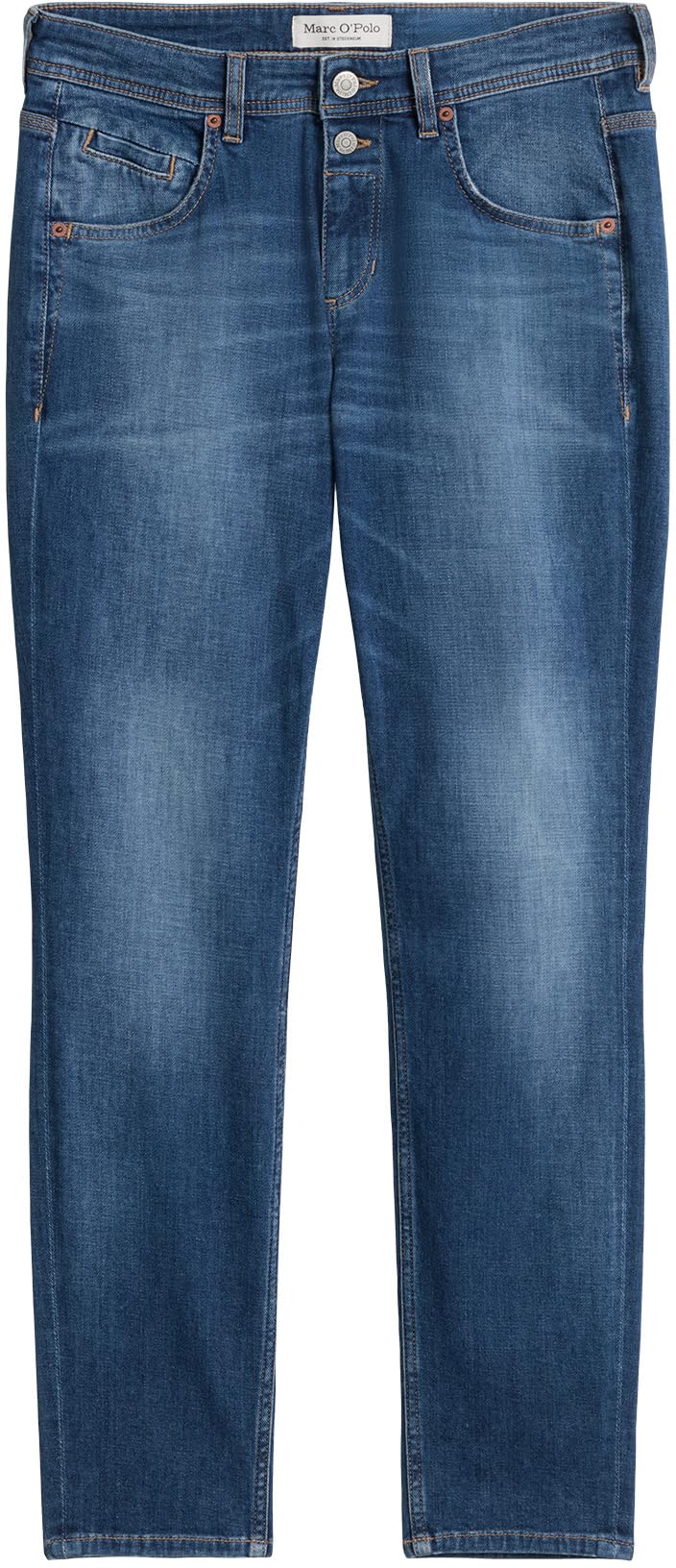 Marc O'Polo Jeans Model Theda Boyfriend Cropped mit Zwei Knöpfen