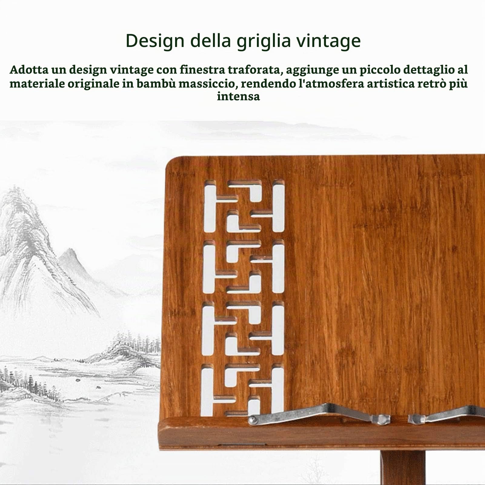 Leggio Musicale, Podio Professionale In Legno Con Altezza Regolabile E Supporto Musicale Portatile Robusto E Leggero Per Prestazioni Di Strumenti Musicali Violino Per Chitarra In Legno Massello(A)