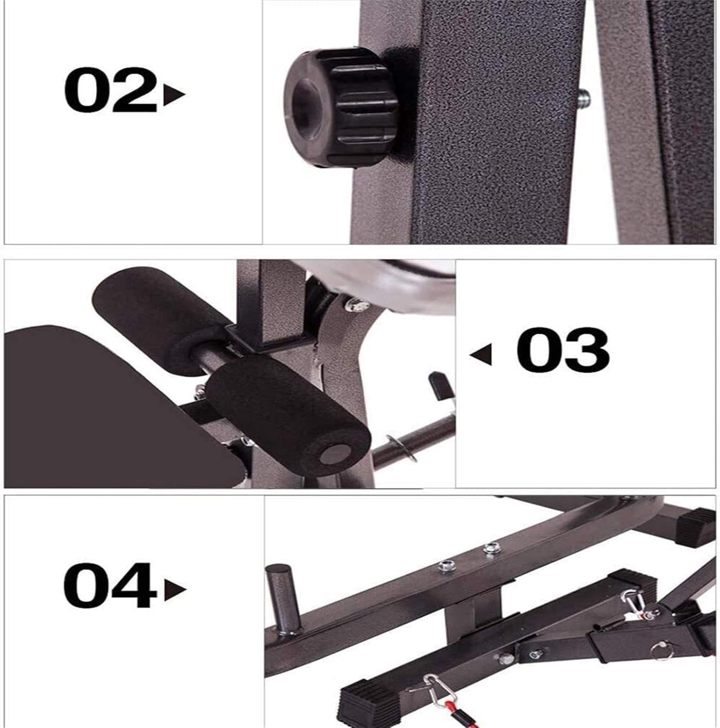 Weight Bench, Workout Bench Dumbbell Bench Multi-Function High-Pull Weight Bench,Barbell Rack Squat Rack Bench Press Fitness