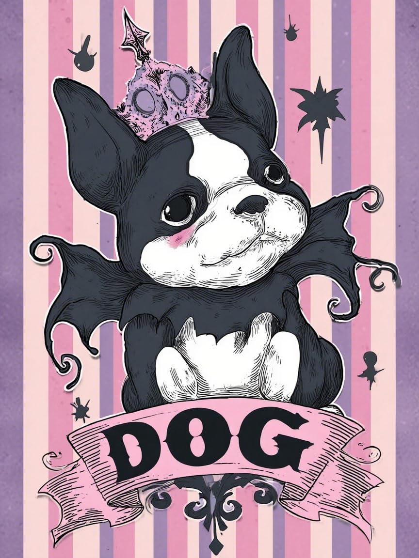 GemZono Diamond Painting Kits 5D Diamond Art Kits for Adults DIY Full Round Drill Carton Diamond Art Pictures for Home Wall Decoration Gifts(11.8x15.7 inch)