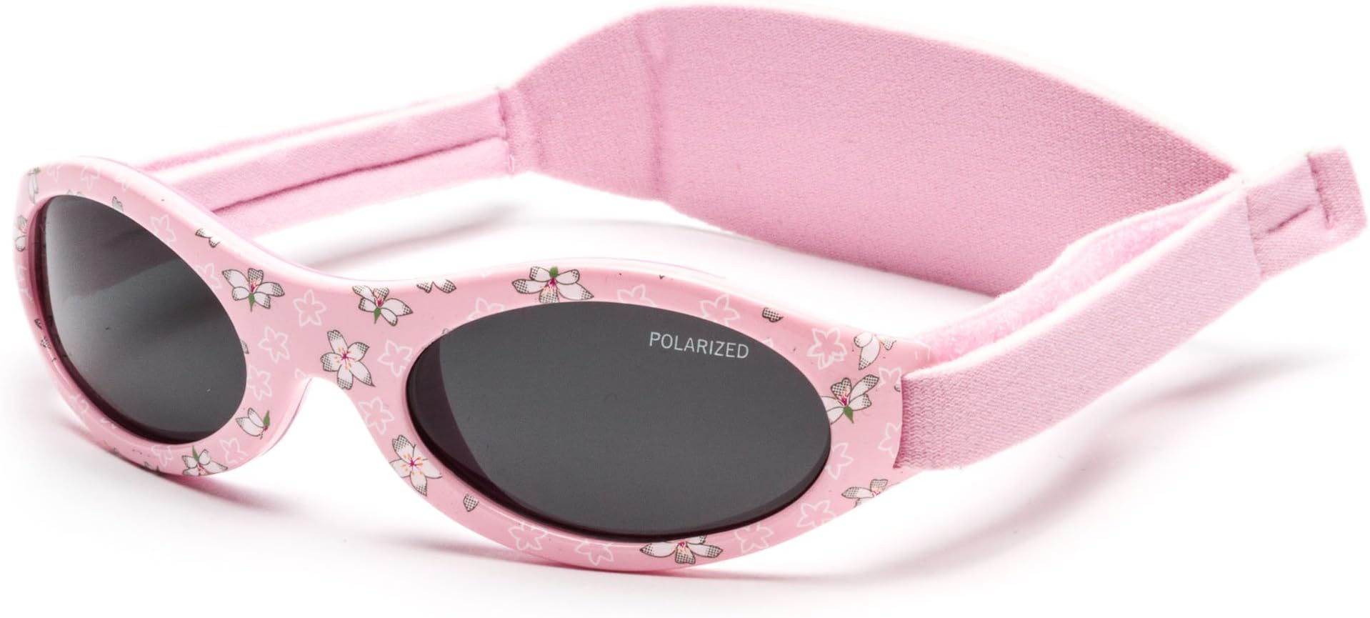 KiddusPREMIUM Sunglasses Baby 0-2 year Polarized UV Protection Adjustable Band (02 Pink soft KI30307)