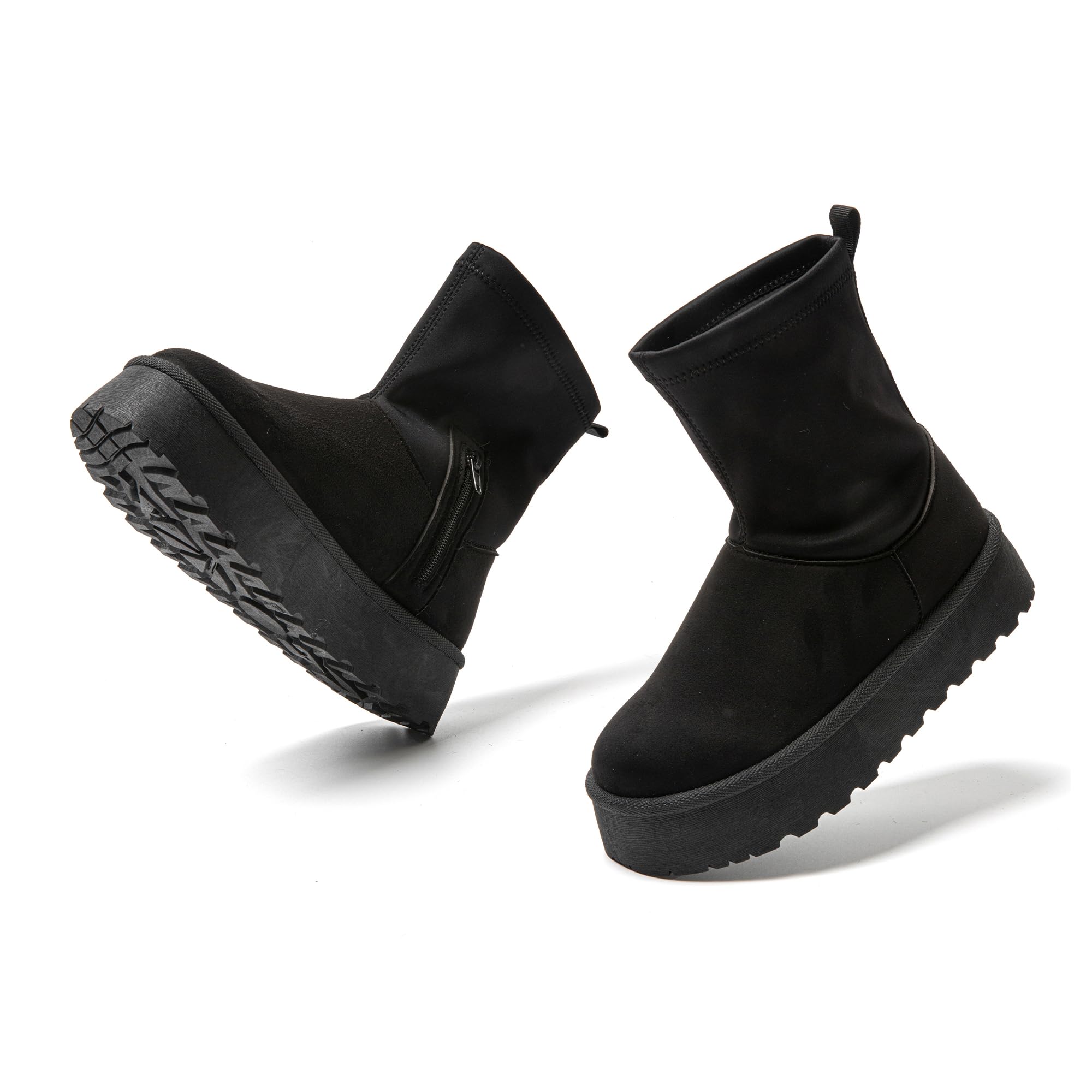 JOMIX Scarponcino Donna Comode Foderata Caldo Antiscivolo Stivali Stile da Neve