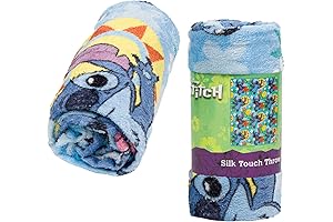 Cuddle Up with the Disney Charm of the Northwest Lilo & Stitch Silk Throw Blanket