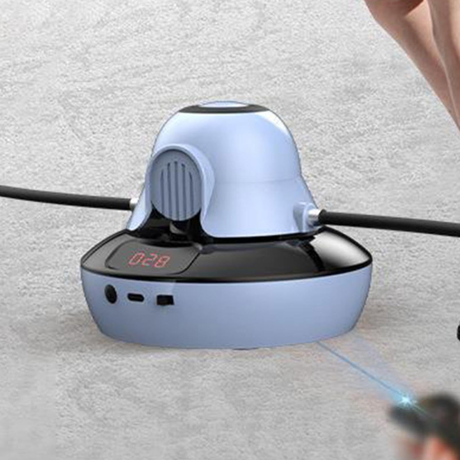 Corde à sauter numérique avec compteur, 10 vitesses réglables à distance | Corde à sauter intelligente de 520 g, pesée, utilisation multi-personnes pour les débutants
