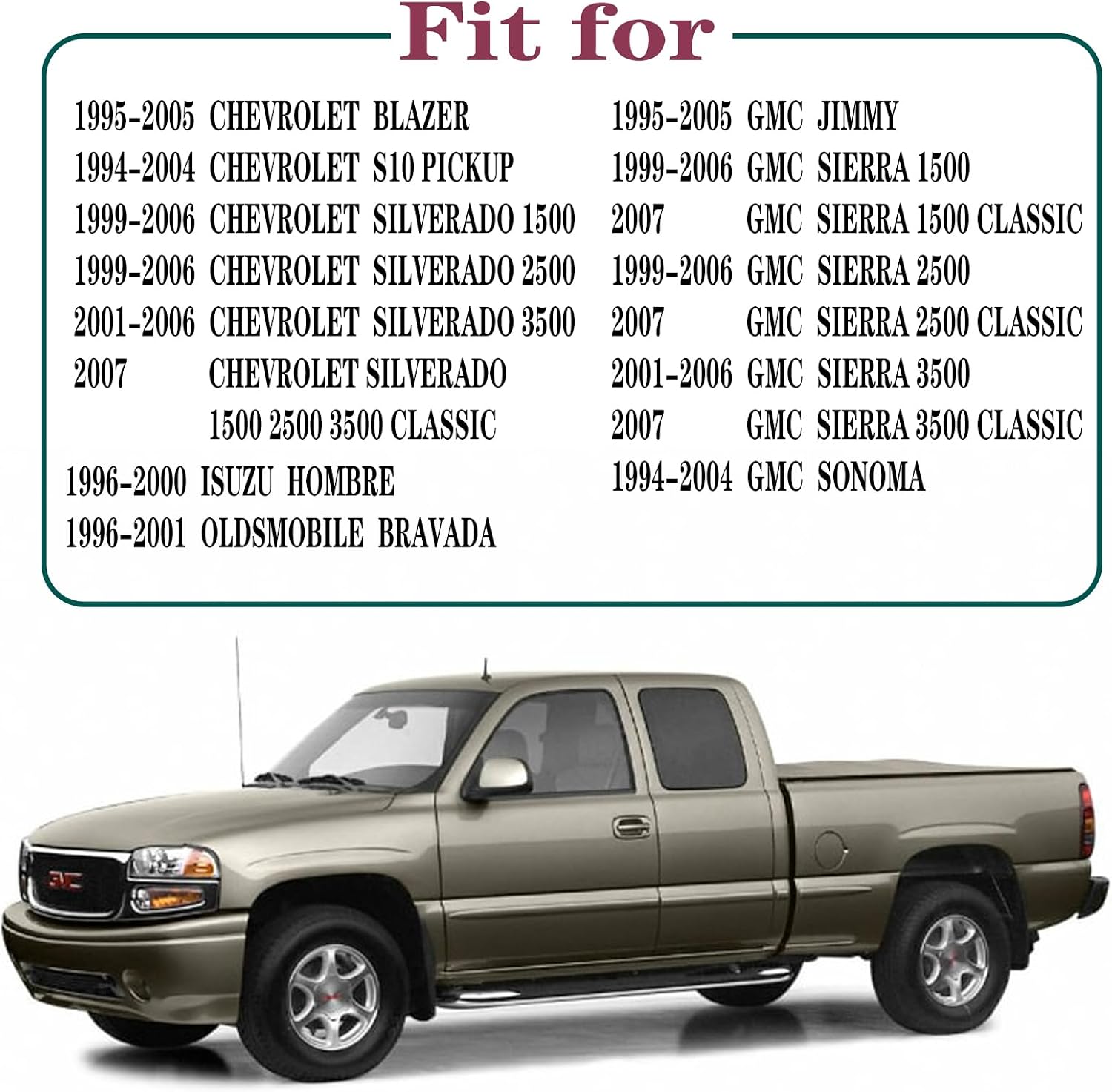14073 For Chevrolet Silverado 2500 HD Automotive Shifter Cable Bushing Kit, Compatible with Various Models, Transmission Shift Cable Components 12477639