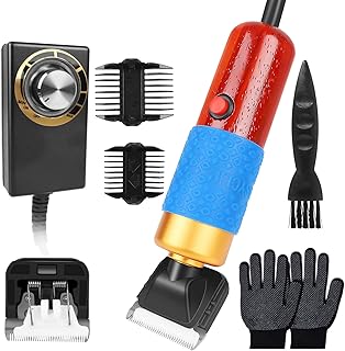 Tufting Carpet Trimmer-Low Noise Rug Trimmer,Rug Trimmer for Tufting, Electric Carpet Trimmer with Replacement Head and Gloves, Rug Making kit for Tufting Carpet Rug Clean and Dog Grooming(200W)