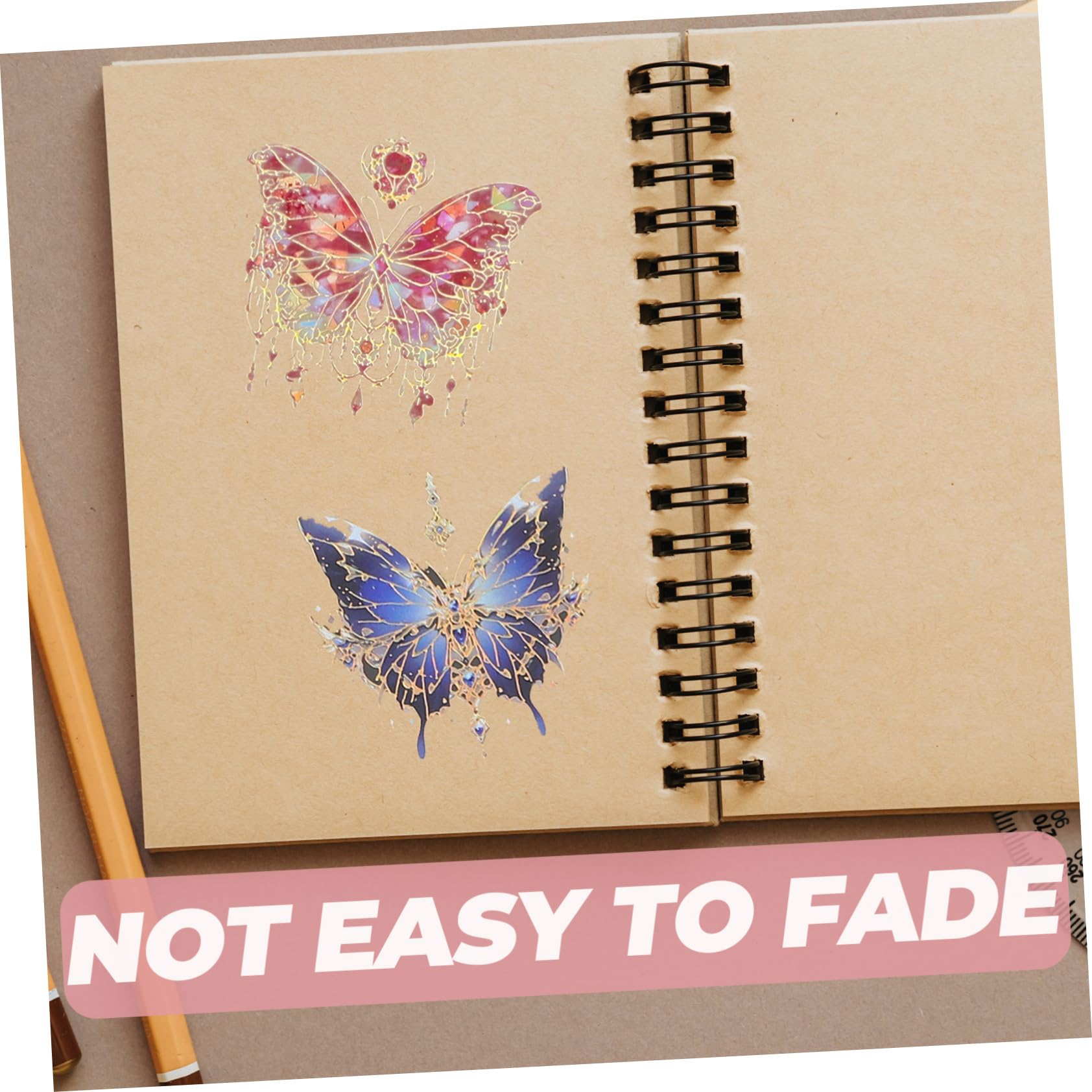jojofuny 3 Ensembles Autocollants Holographiques Pour Scrapbook Matériel De Décoration Diy Avec Variés Pour Journaux Projets Créatifs Mixte 120 Pièces * 3