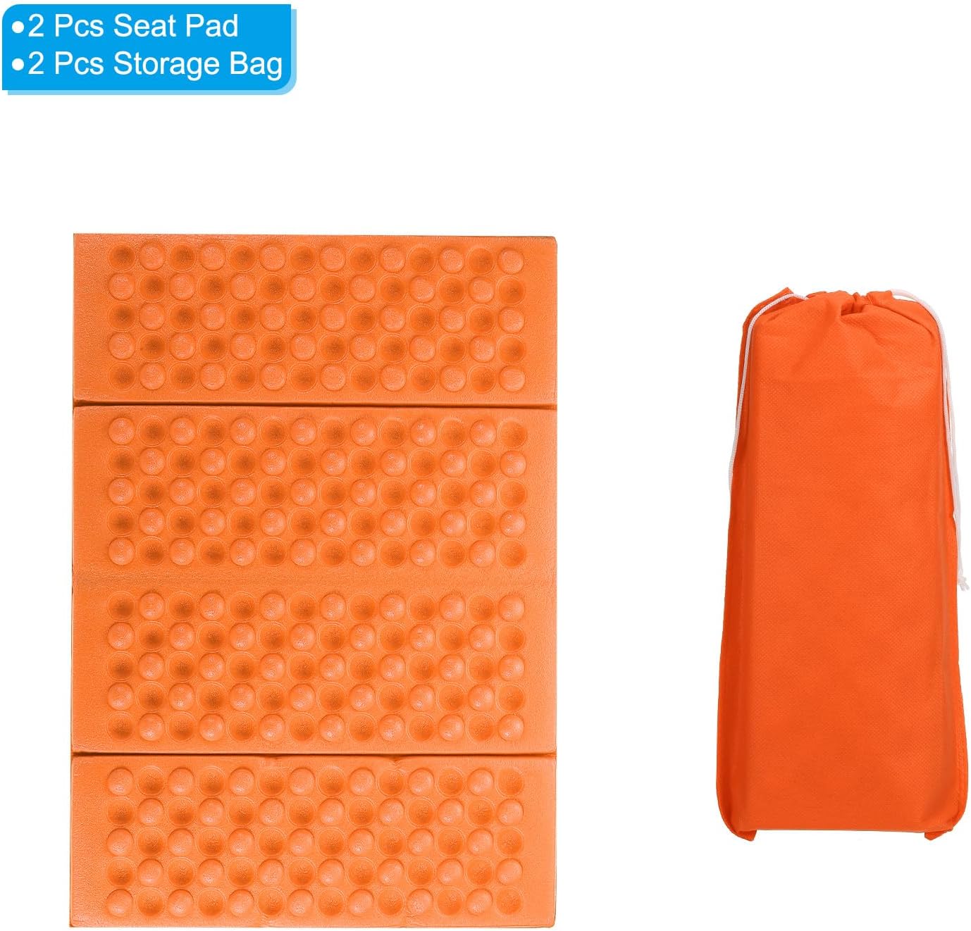 PATIKIL Foldable Hiking Seat Pad XPE Cushion Sitting Pads Foam Mat Waterproof for Outdoor Camping Picnic Stadium