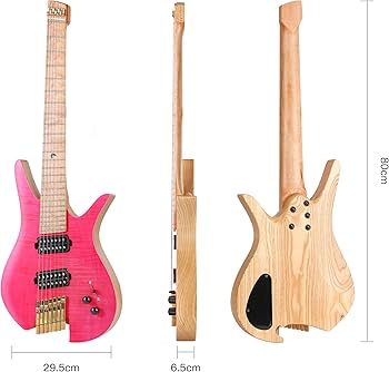 ヘッドレス エレキギター Amazon | Batking ヘッドレス エレクトリック ギター ファンネド