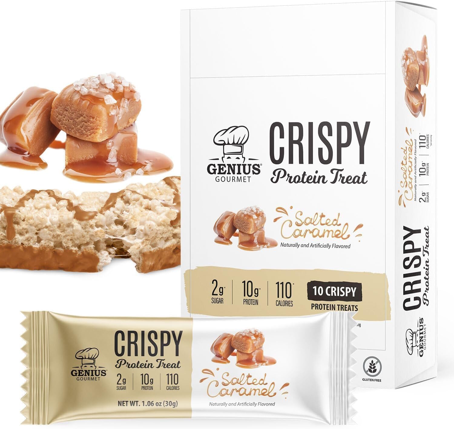 Crispy Treats Salted Caramel 10 bars