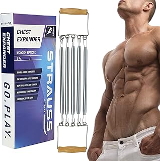 STRAUSS-PTC 1052 Chest Expander with 5 Springs