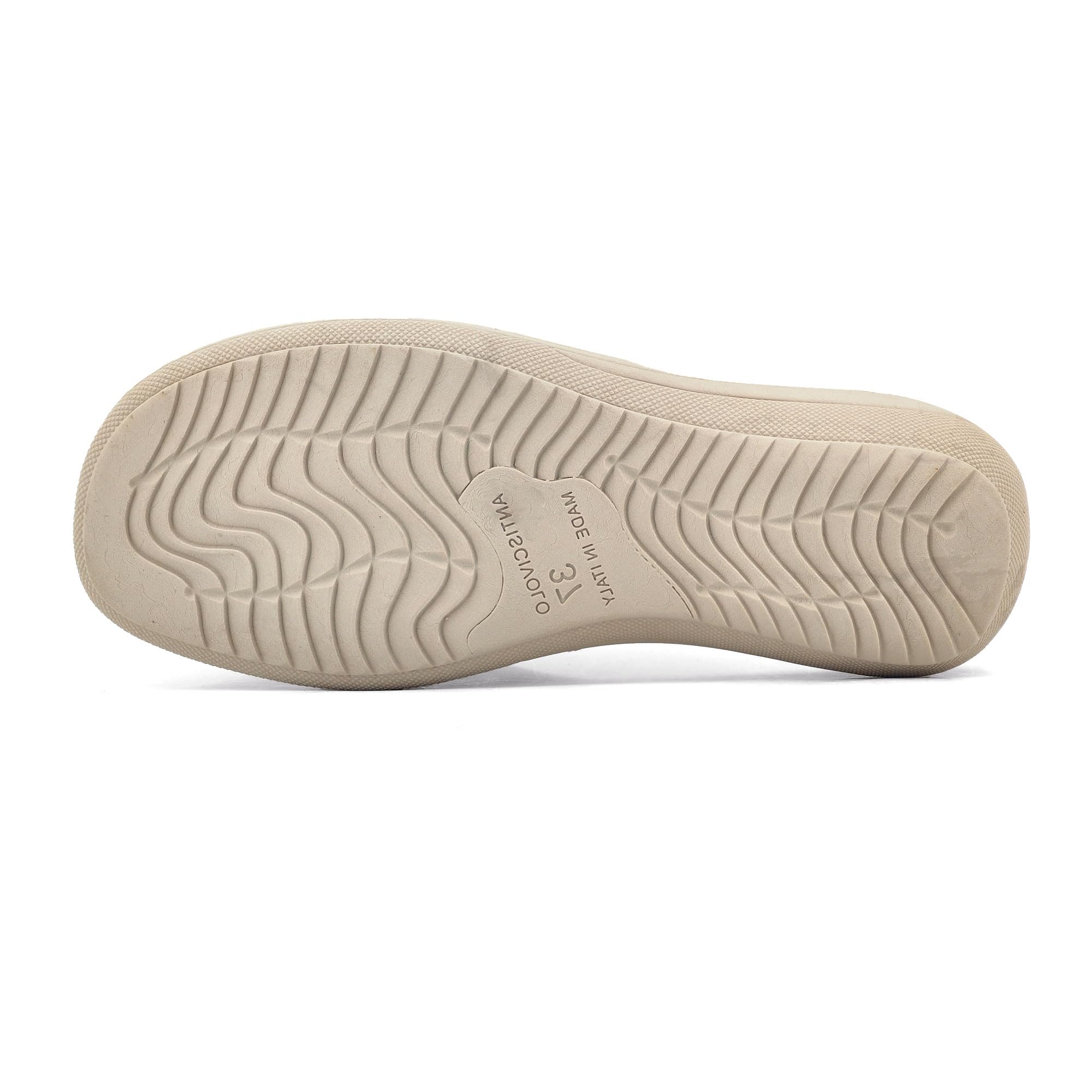 JOMIX Zapatillas Casa Mujer Chanclas Mujer Verano con Hebilla Pantuflas Anatómicas Ortopédicas Chanclas Cómodas con Puntera Abierta Banda Ajustable, Fabricadas en Italia