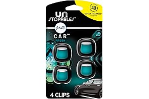 Febreze Unstopables Car Odor-Fighting Car Freshener Vent Clip