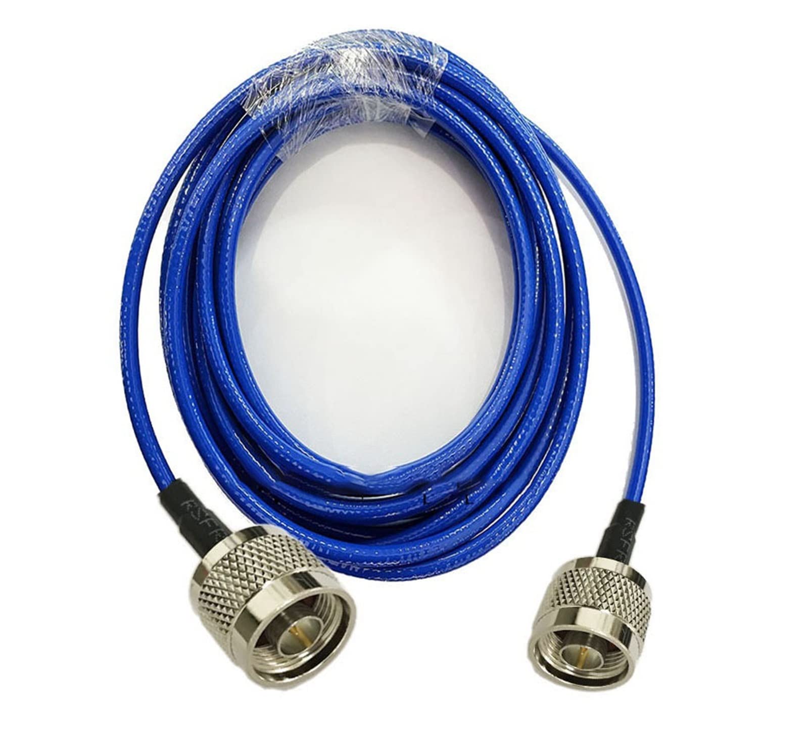 Qingqing Store Mou Rg142 n Connecteur mâle à n mâle RF Coaxial WiFi Câble à Faible Perte d' antenne Coax 50OHM 10/15/ 20/30/ 50cm 1/2/ 3/5/ 10m (Color : 1m)