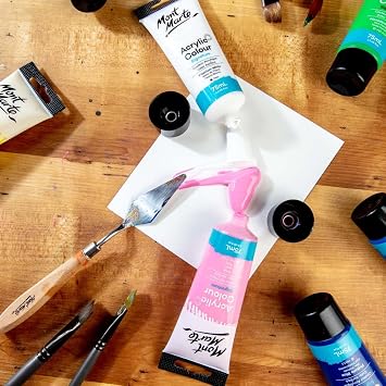 Acrylic Paint, Titanium White, Semi-Matte, 75ml, pnt0172