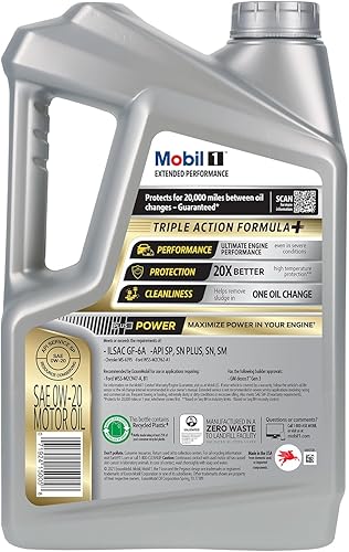 Miniatura 111 de Mobil 1 - Aceite sintético High Mileage 10W-40 para motor, 5 cuartos de galón
