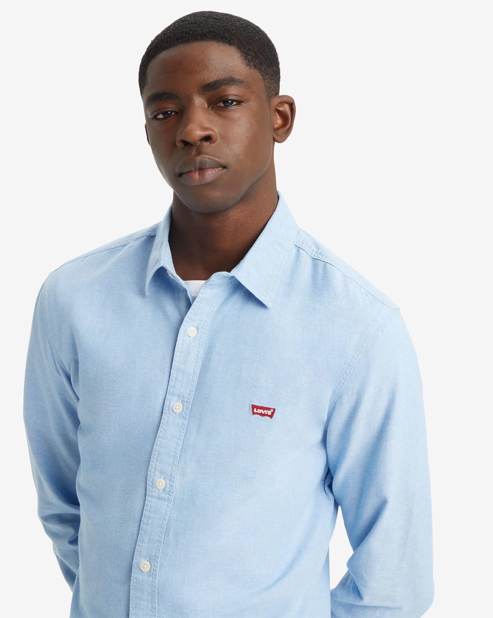 Levi'S Long-Sleeve Battery Housemark Slim Camisa Hombre