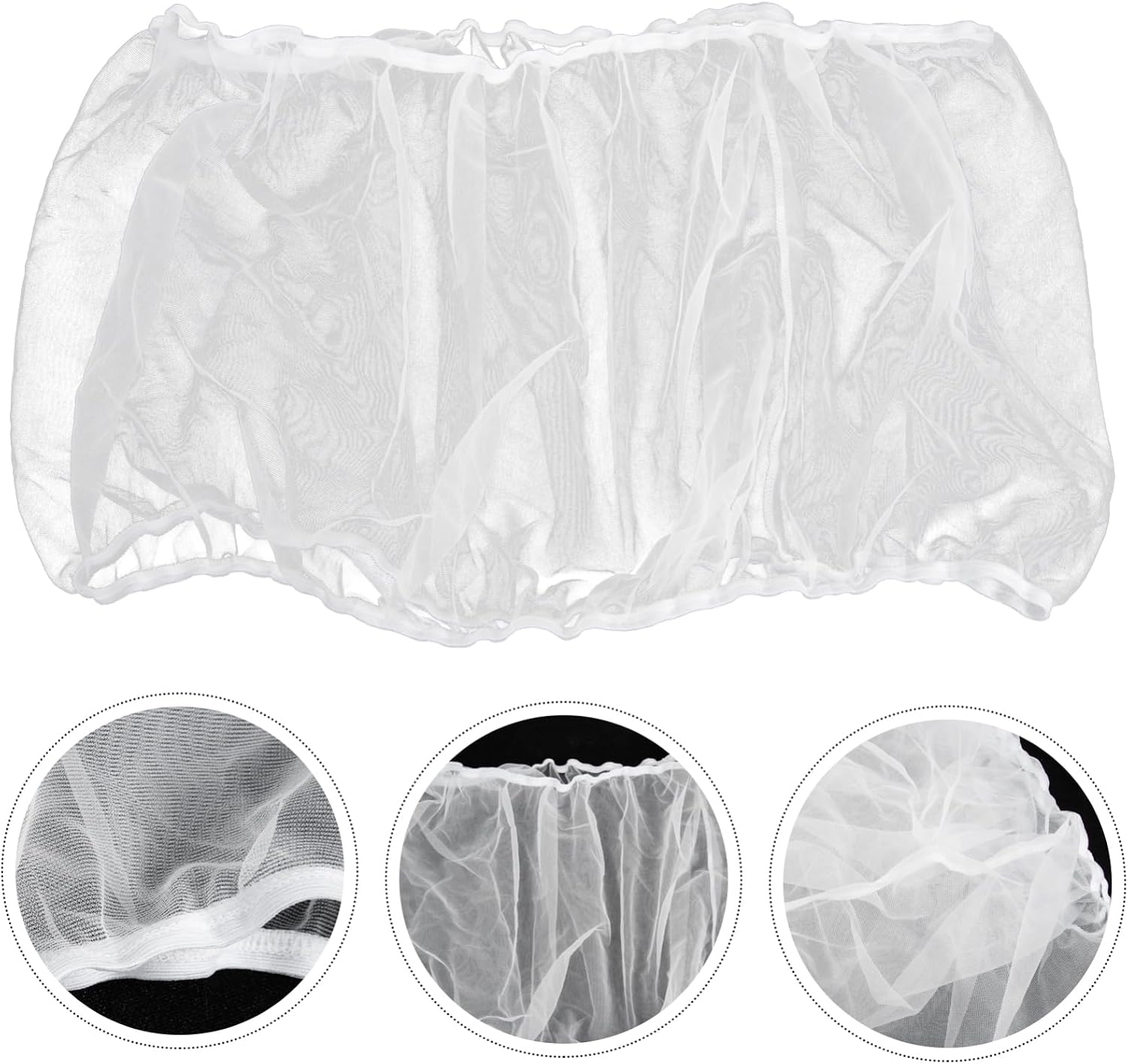 TOYANDONA Birdcage Cover Heavy-Duty Mesh Protector Elastic Base for Air Circulation and Prevention for Cage Birds Outdoors