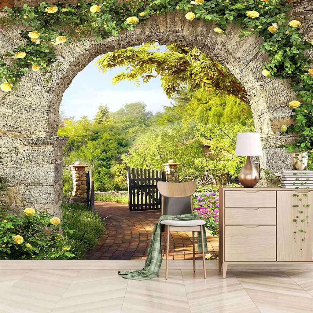 Papier peint panoramique 3D de qualité supérieure pour décoration murale