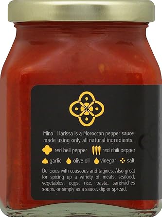Mina Harissa - Red Pepper Sauce Mild - 10 oz - Kosher