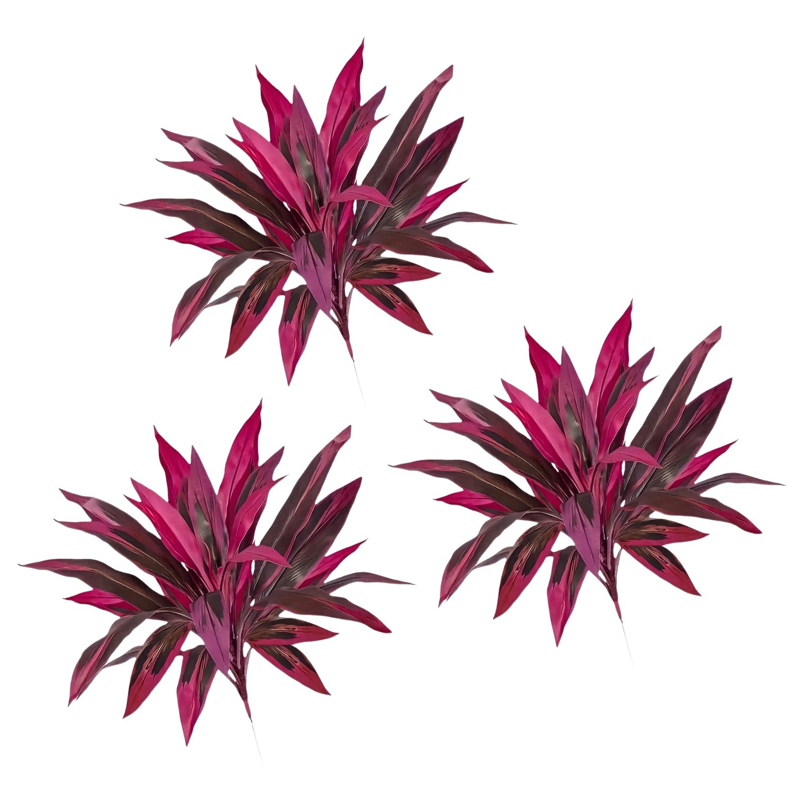 Mekalero Simulation Dracaena Plant with Bendable Stems and Realistic Leaves for Courtyards Terraces Garden Landscaping Home Deck Fraudulent Bushes