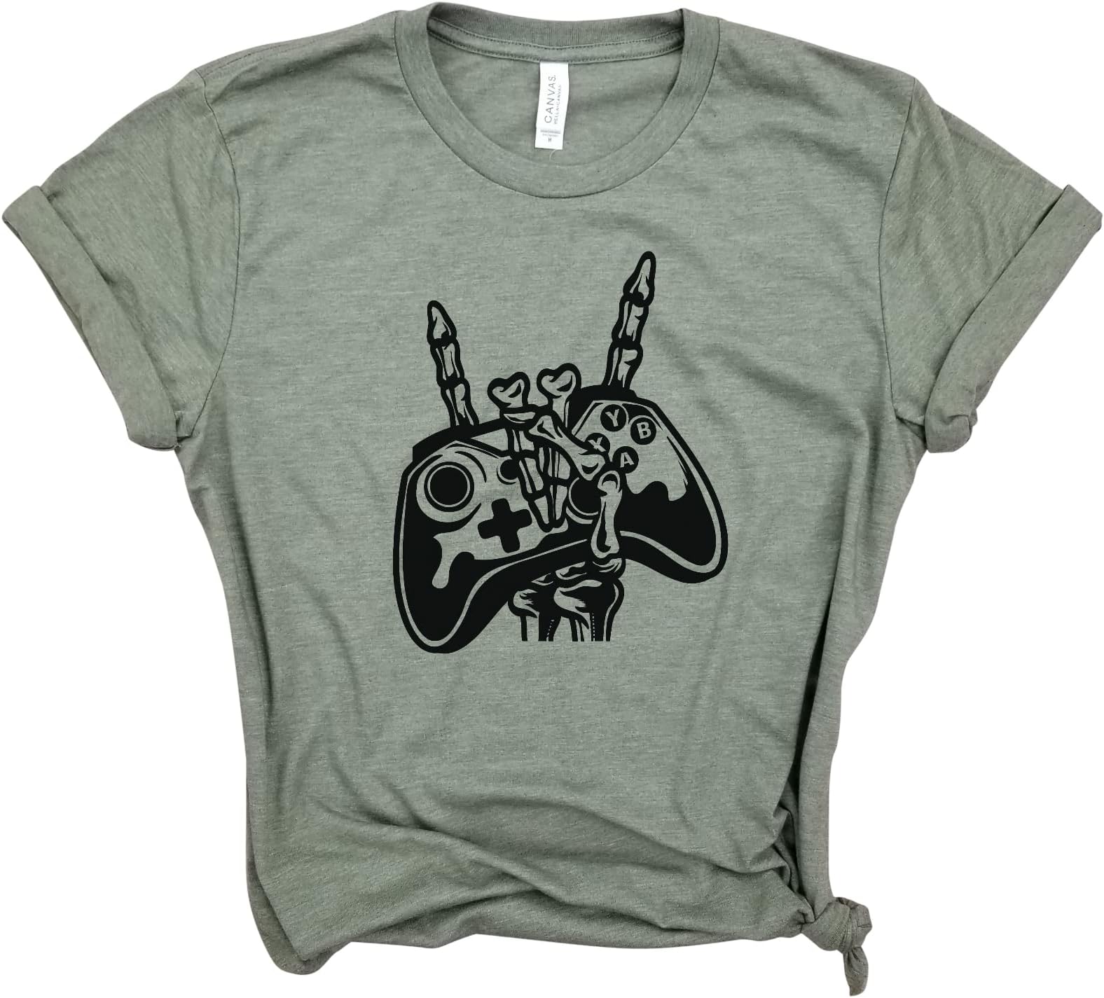 Skeleton Hand Gamer - Gamer Shirt, Funny Tshirt, Elite Gamer, Gamer Gift, Gift for Gamer Boyfriend-Father-Kids
