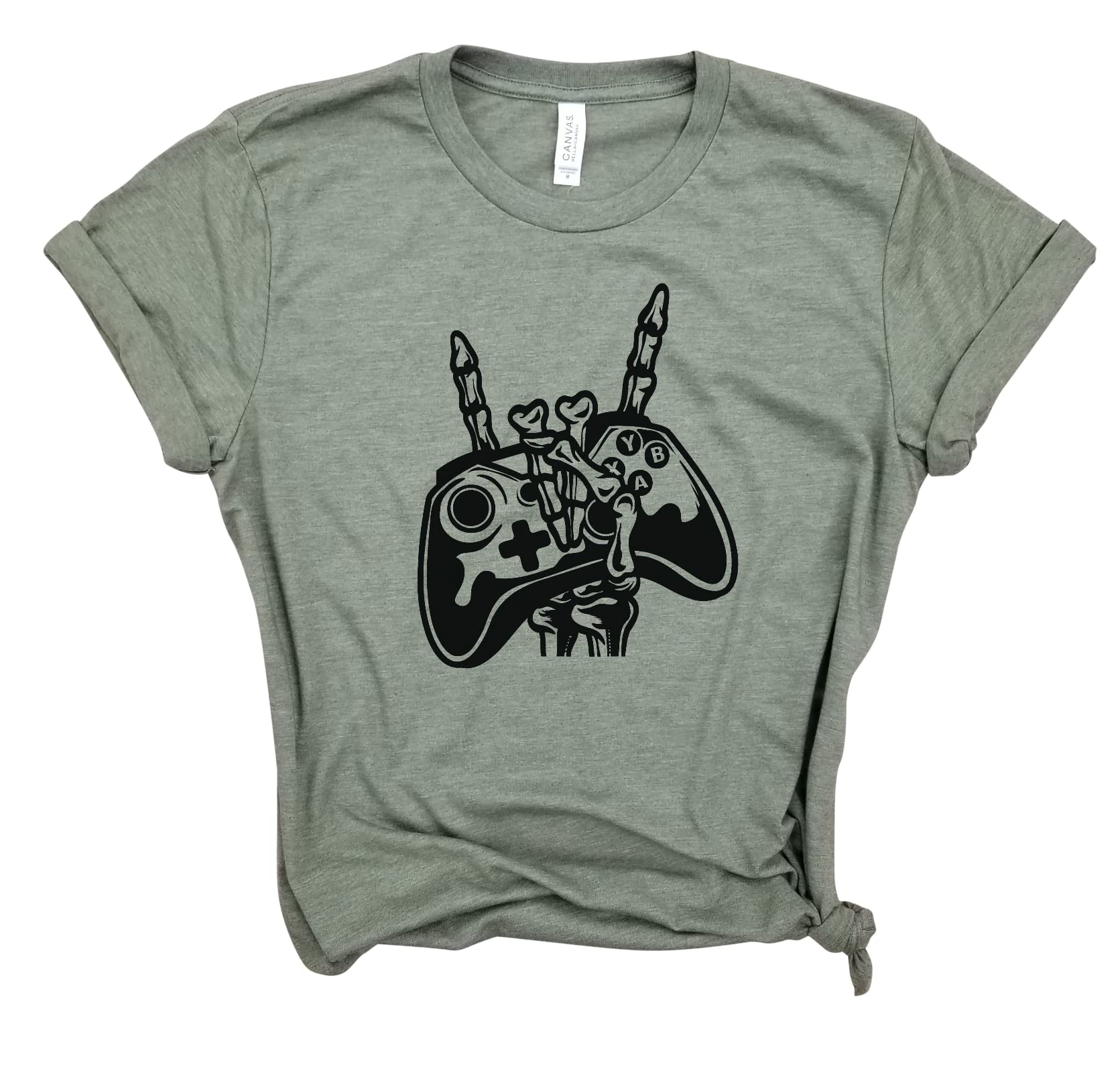 Skeleton Hand Gamer - Gamer Shirt, Funny Tshirt, Elite Gamer, Gamer Gift, Gift for Gamer Boyfriend-Father-Kids