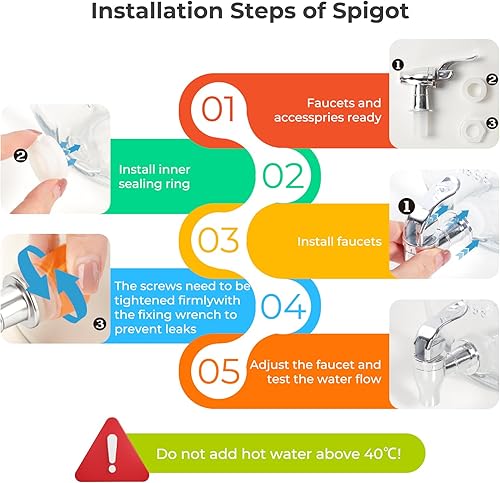 Miniatura 4 de DHSBTLS Dispensadores de bebidas de vidrio de 1 galón, paquete de 2 dispensadores de bebidas transparentes para fiestas, barbacoa y picnic,