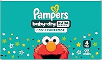 Vista 12 de Pampers Pañales - Baby Dry - Tamaño 4, 92 unidades, pañal desechable absorbente para bebés (el embalaje puede variar)