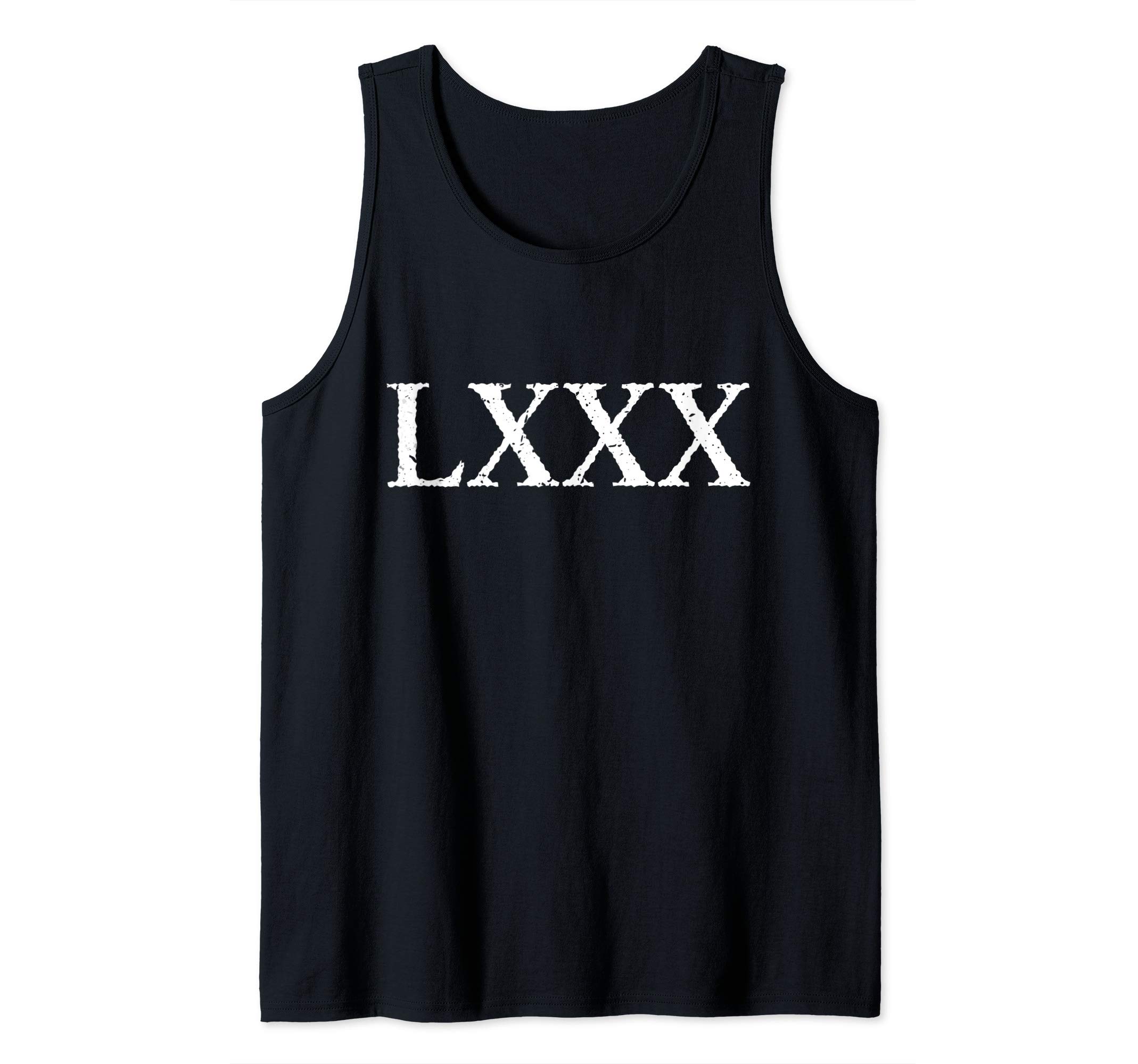 Amazon.com: Roman Numeral 80 LXXX ~ Eighty Tank Top