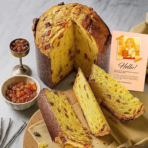 Miniatura 5 de Molde de papel Panettone de 12 onzas | Paquete de 12 | Moldes de papel para pan de Pascua, molde de paska Kulich – Formas de pan de Pascua – Tazas