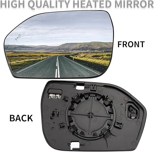 Miniatura 8 de Espejo lateral del pasajero de repuesto para Ford Explorer 2020 2021 2022 2023 - Espejo lateral derecho, espejo retrovisor de vidrio con calefacción