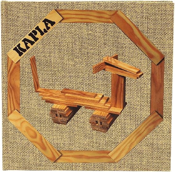KAPLA Building Set 280 Pieces with Book (3+) Wooden toy, building set, from 2 years