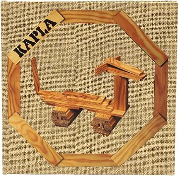 KAPLA Building Set 280 Pieces with Book (3+) Wooden toy, building set, from 2 years