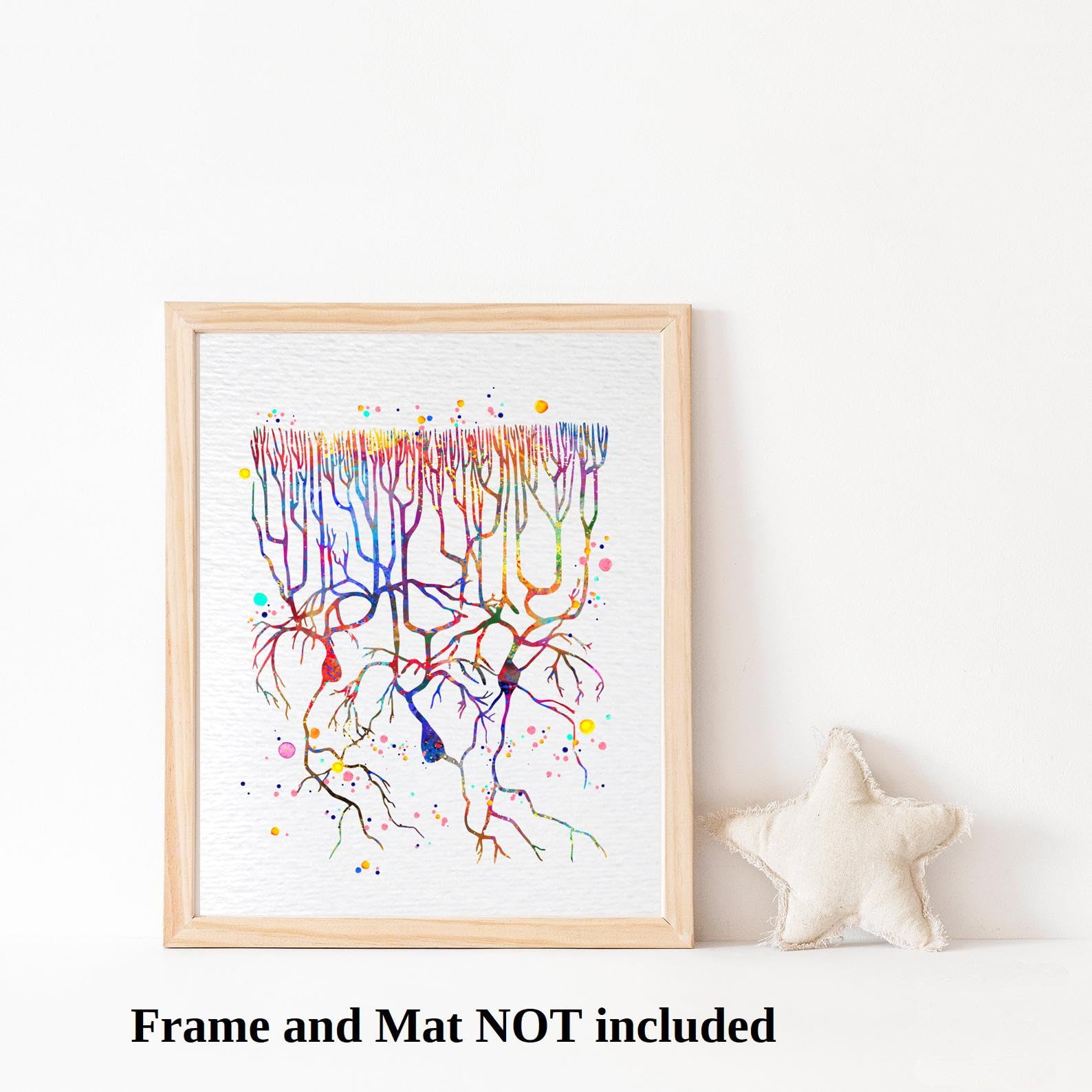 Snapklik.com : 11X14 Unframed Purkinje Neuron Watercolor Art Print ...