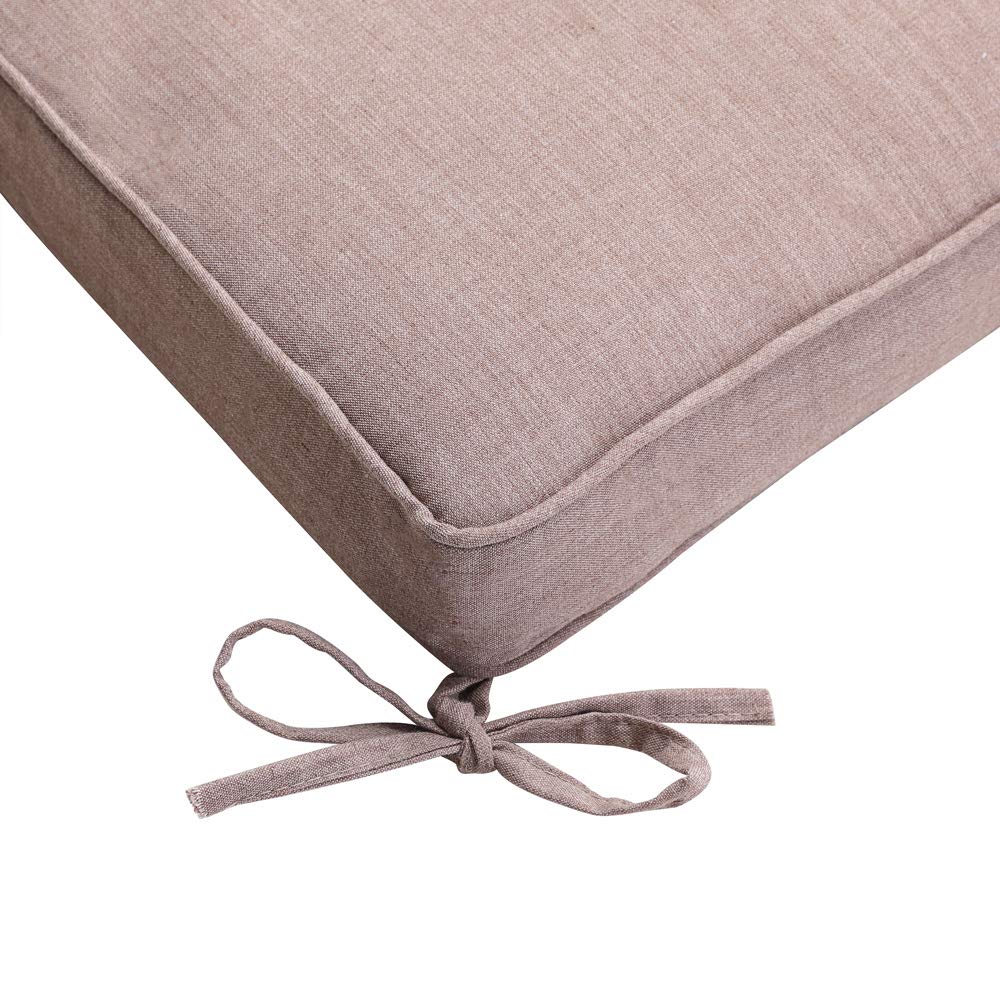 Detex Coussin de Chaise Longue Respirant Crème chiné