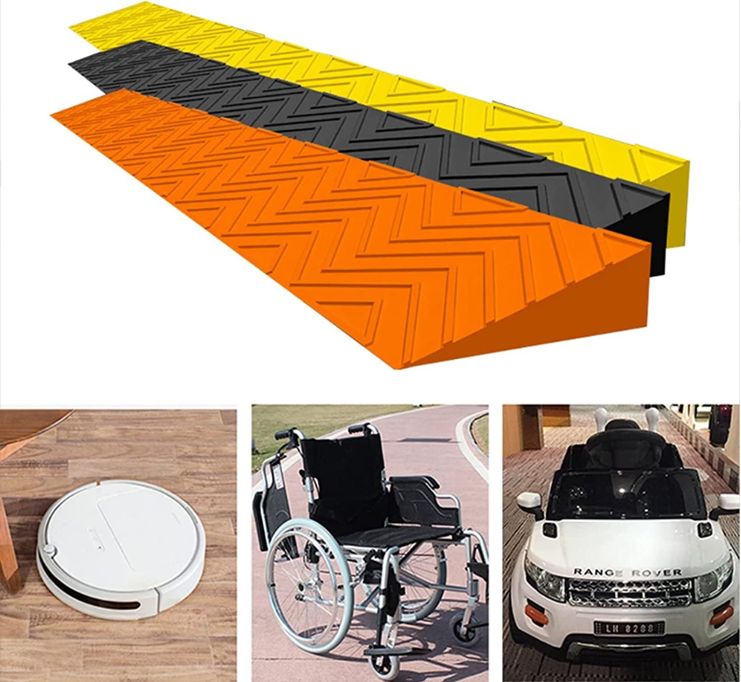 Rampa De Umbral, Rampa De Bordillo De Elevación, Rampas Portátiles para Sillas De Ruedas, Rampa De Bordillo Interior para Puerta/robot De Barrido/bicicletas/silla de Discapacitados/escaleras/escalones