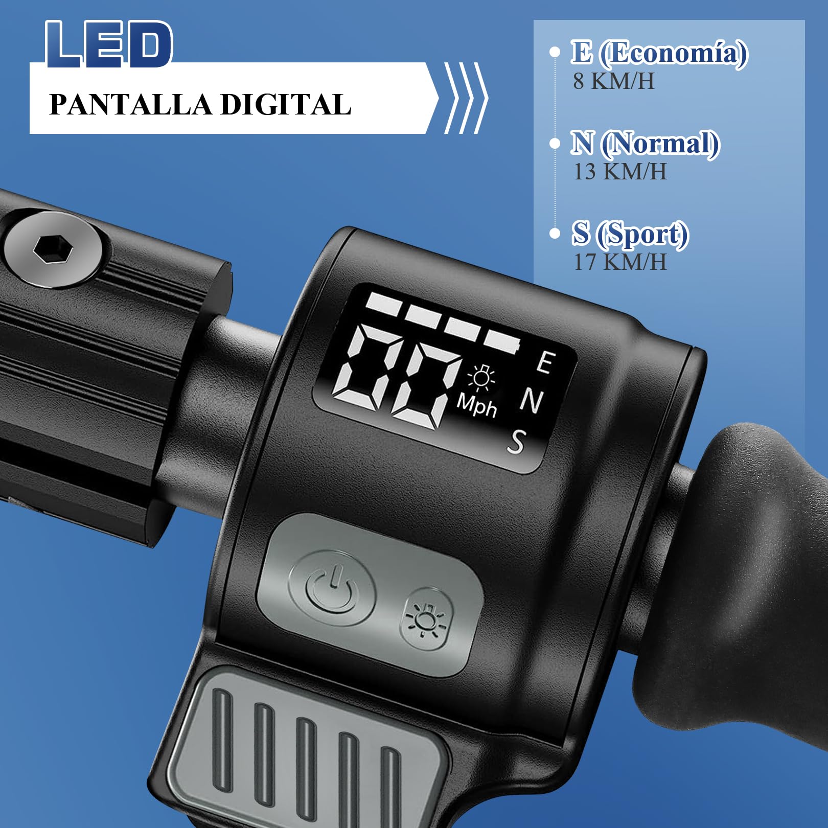 Caroma Patinete E para niños de 6 a 14 años, Motor de 150 W/180 W, 16 km/h, 80 Minutos de Tiempo de conducción, Velocidad y Altura Ajustables, Luces Coloridas, indicador LED, Scooter eléctrico