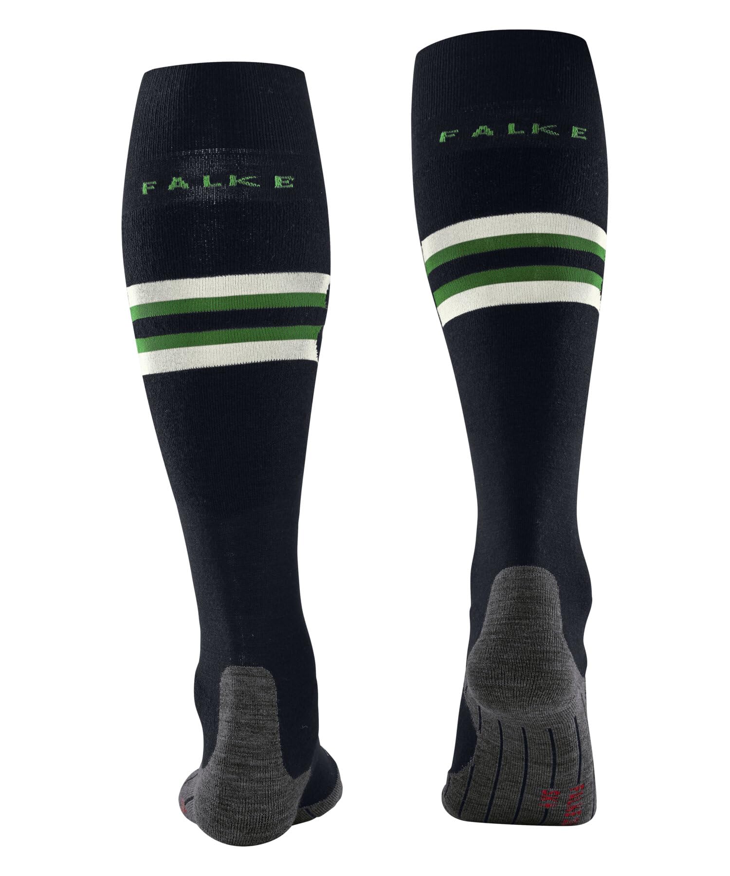 FALKE uomo Uptown Tie calzini lunghi traspiranti cotone sottili rinforzati morbidi cuciture piatte alla punta motivo fantasia brillantezza dei colori per look eleganti casual lavoro 1 paio