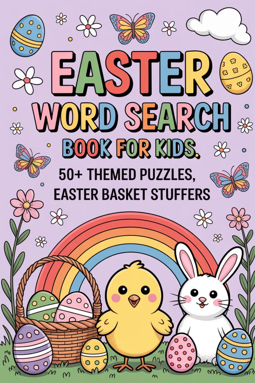 Easter Word Search Book for Kids: 50+ Themed Puzzles, Easter Basket Stuffers: Seasonal Activity Companion for Teen Solvers