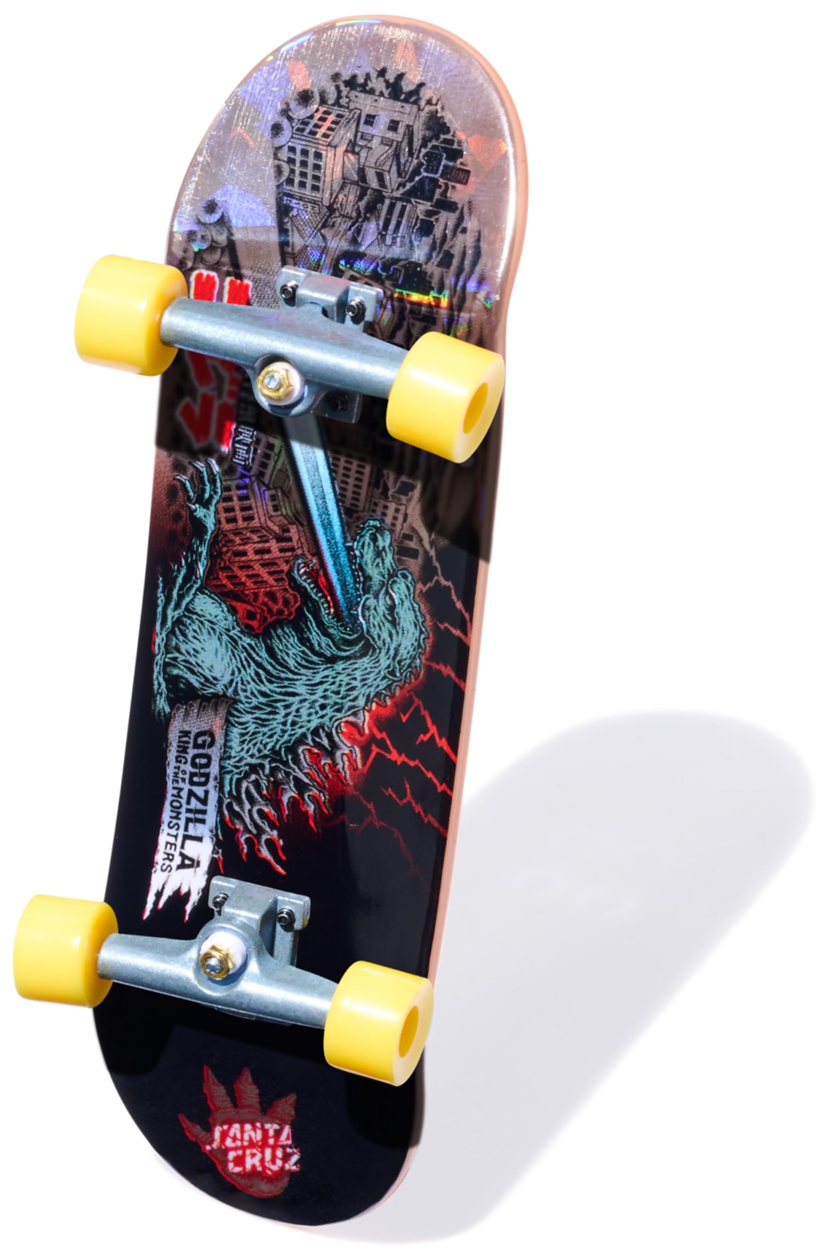 Tech Deck, Godzilla Sk8shop Fingerboard Bonus Pack, Mini Skateboard da Collezione Personalizzabili, Giocattoli per Bambini da 6 Anni in su