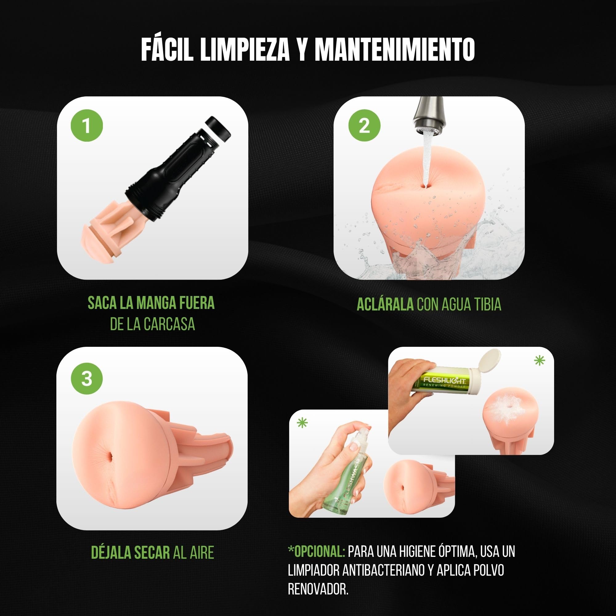 Fleshlight Megan Rain Masturbador Masculino Real Textura Thunder Sensación Apretada