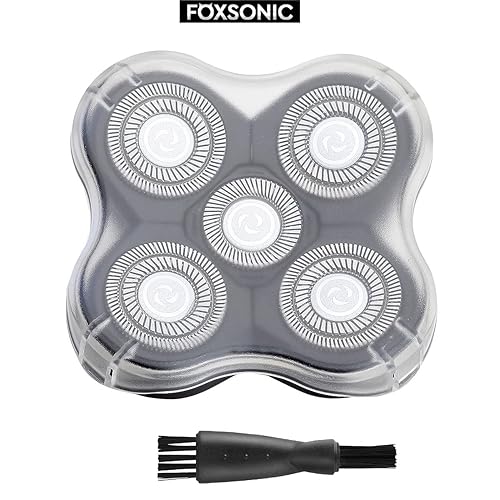 Miniatura 7 de FOXSONIC 5 cuchillas de repuesto para afeitadora eléctrica 5D para hombre, cabezales de repuesto para muchas marcas principales, cuchillas de
