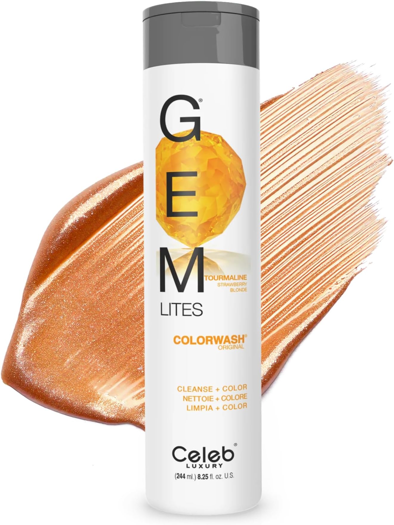 Celeb Luxury Colorwash Color Depositing Shampoo - Color Refresher, Vegan Hair Dye, Bondfix Bond Rebuilder, Viral and Gem Lites