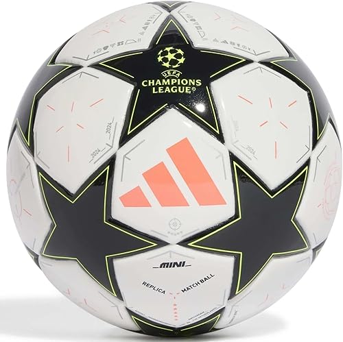 Miniatura 7 de adidas Messi - Balón de fútbol Blanco/Negro/Naranja Solar/Amarillo Solar/Copa Ligas,Rosa/Negro/Oscuro Fútbol Oro,Rojo fresa/Blanco/Oscuro Fútbol